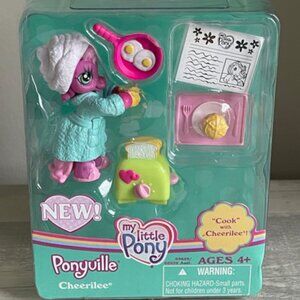 NEW NIB MLP My Little Pony Ponyville Cook Cheerilee Toaster Fry Pan Vintage 2008